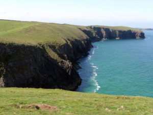 Lellizzick cliffs and sea photo for the Richard W Luscombe Photography Portfolio