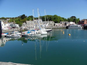 Boats, water and buildings across Padstow Harbour on a sunny day photo for the Richard W Luscombe Photography Portfolio